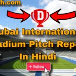 Dubai International Stadium Pitch Report In Hindi