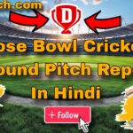 Rose Bowl Cricket Ground Pitch Report In Hindi